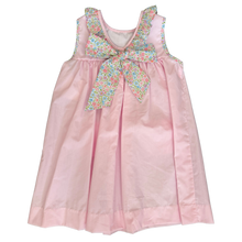 Load image into Gallery viewer, Addison Ruffle Dress, Blakeney Ballet Pink with Wing Haven Wildflowers
