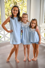 Load image into Gallery viewer, Charlotte Scalloped Dress, Ballantyne Blue Gingham
