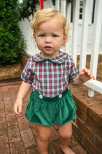 Load image into Gallery viewer, Banks Button-On Bubble, Pineville Plaid and South End Spruce Velvet
