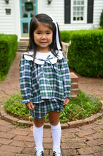 Load image into Gallery viewer, Charlotte Scalloped Bloomer Set, Eastover Tartan
