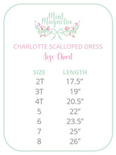 Load image into Gallery viewer, Charlotte Scalloped Dress, Eastover Tartan
