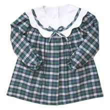 Load image into Gallery viewer, Charlotte Scalloped Dress, Eastover Tartan
