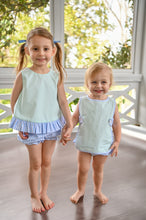 Load image into Gallery viewer, Sutton Swing Set, Madison Park Mint and Ballantyne Blue Stripe
