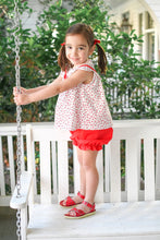 Load image into Gallery viewer, Charlotte Scalloped Bloomer Set, Cotswold Cherry
